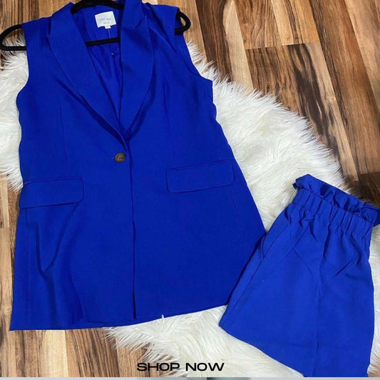 Women’s Bold Vibrant Blue Vest