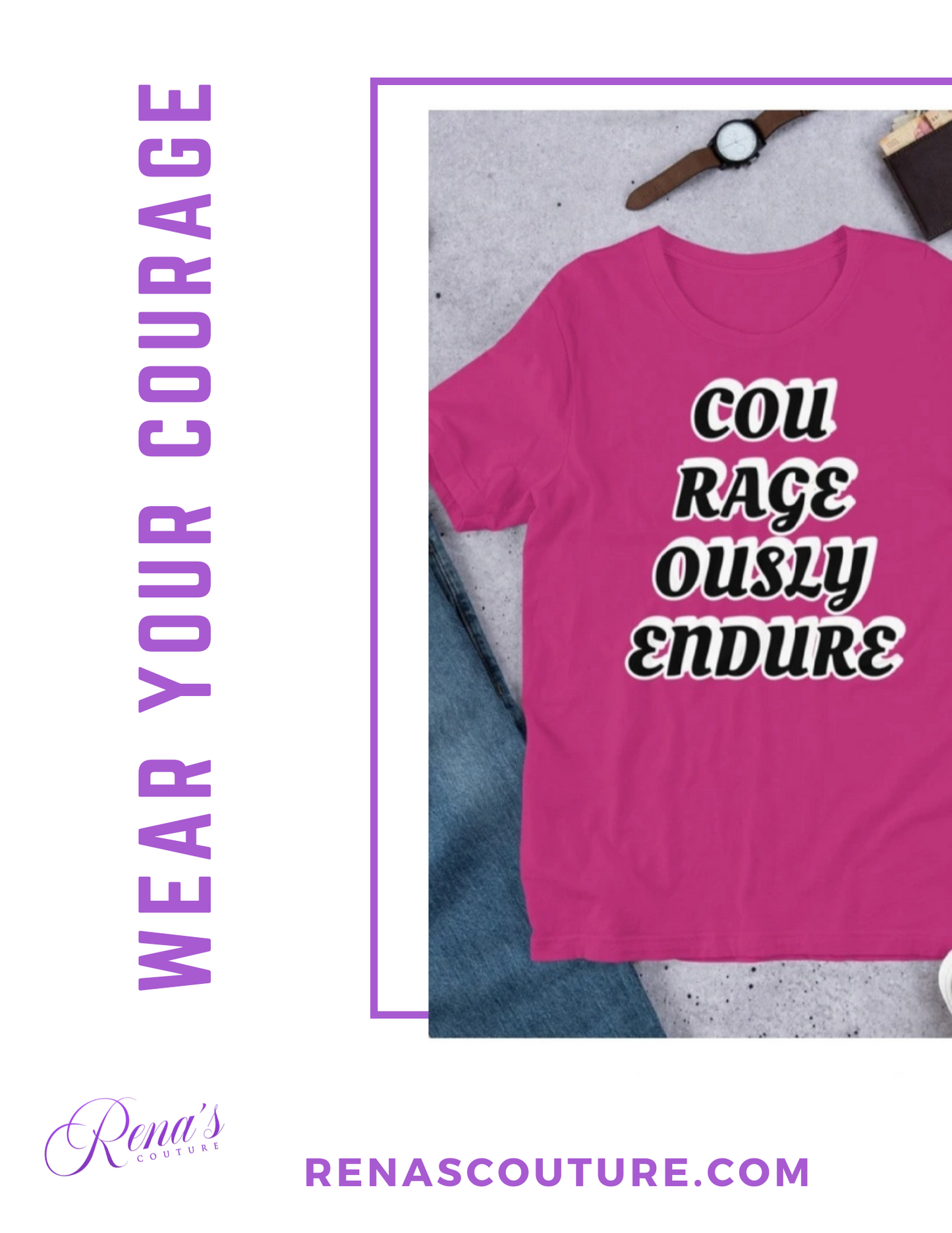 Courageously Endure 2.0 Tees
